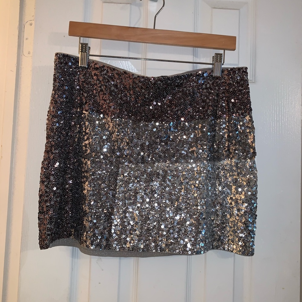 Sequin Mini Skirt